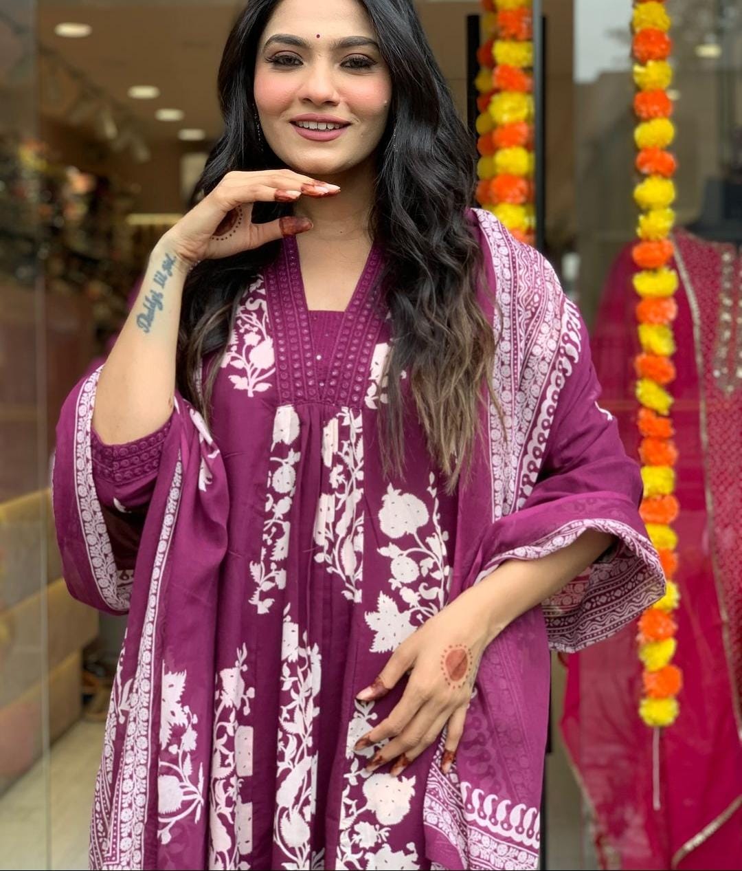 New Launch – Elegant Kurta Pant with Dupatta Suit Set