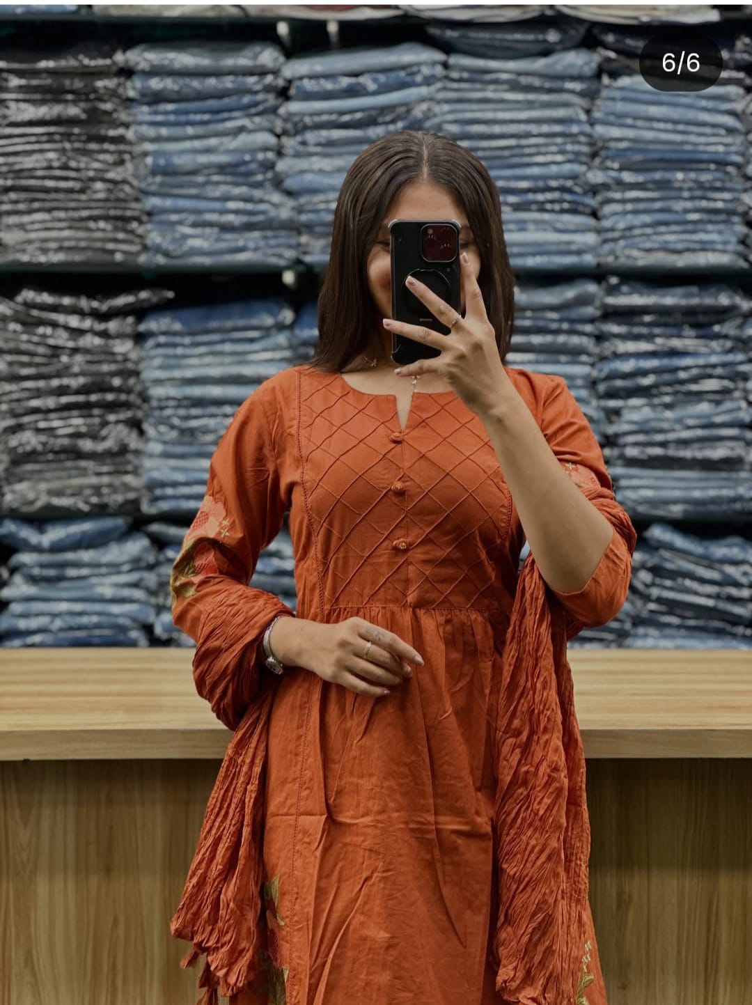 Women's Cotton Kurti Pant Set with Dupatta Comfortable and Stylish