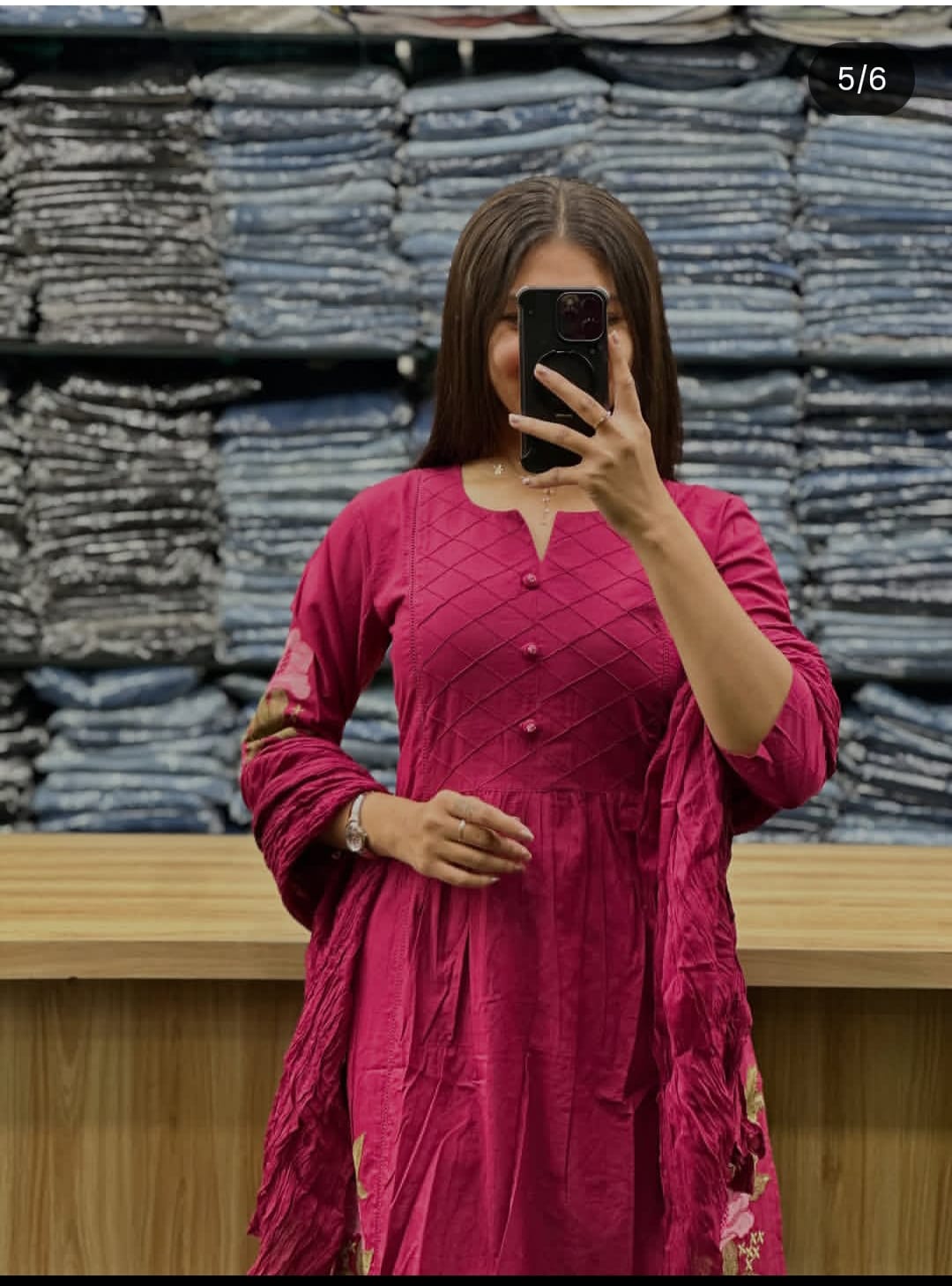 Women's Cotton Kurti Pant Set with Dupatta Comfortable and Stylish