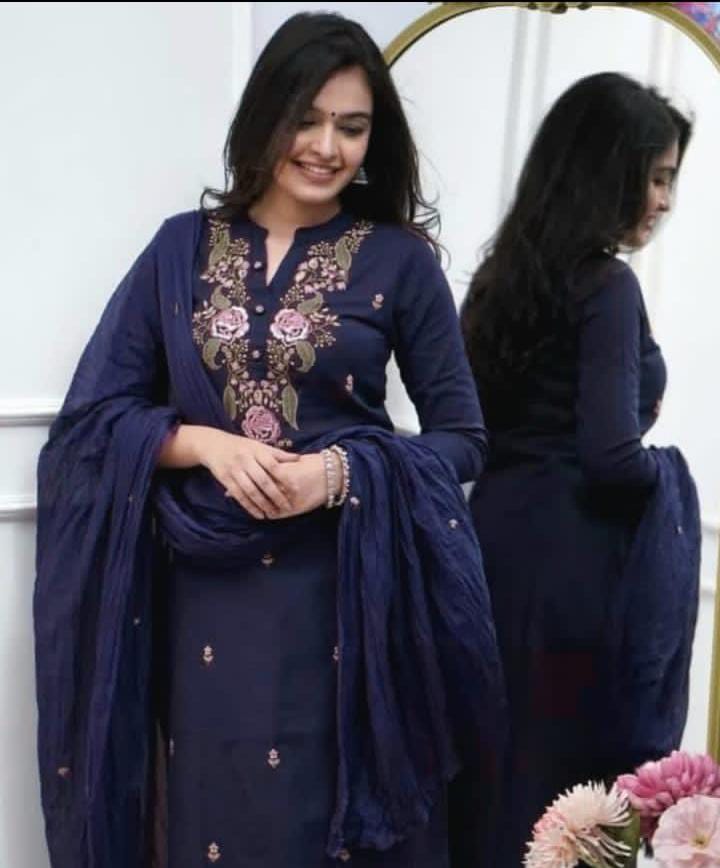 Indian Traditional Kurta And Pant With Dupatta For girls