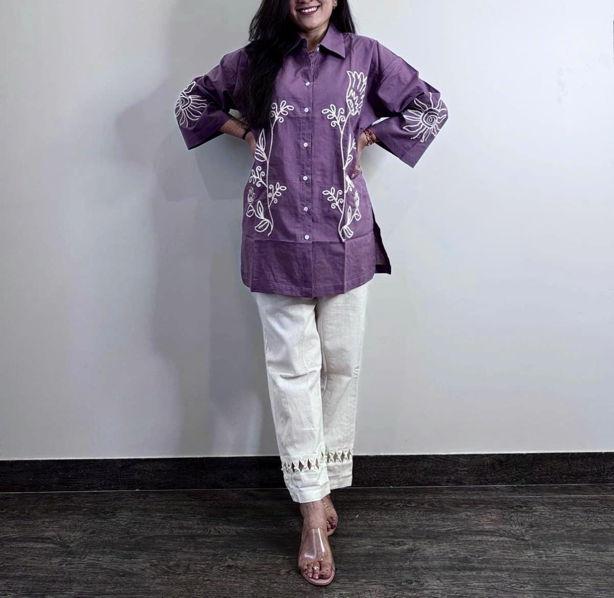 Cotton Latest Desginer Kurta And Pant For Women's And Girls