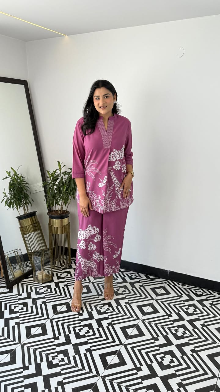 Cotton New Co ord Set For Indian Women's