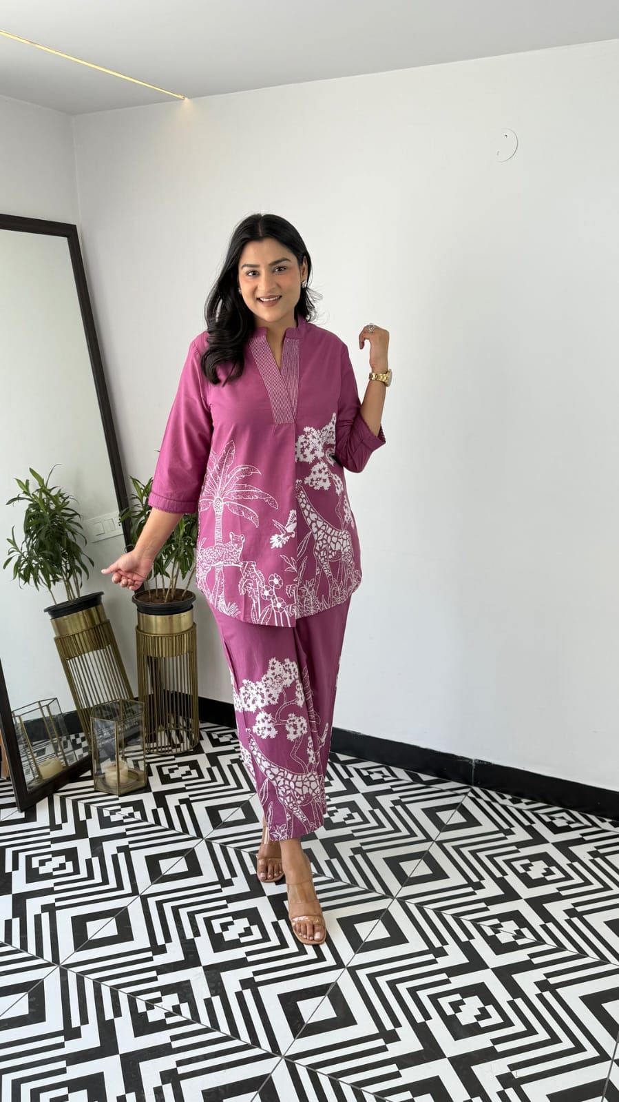 Cotton New Co ord Set For Indian Women's