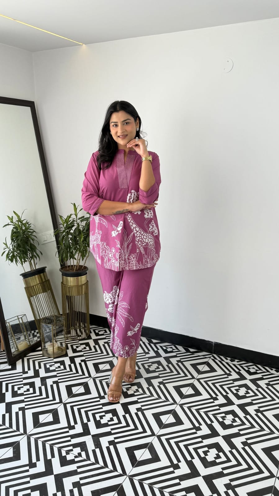 Cotton New Co ord Set For Indian Women's