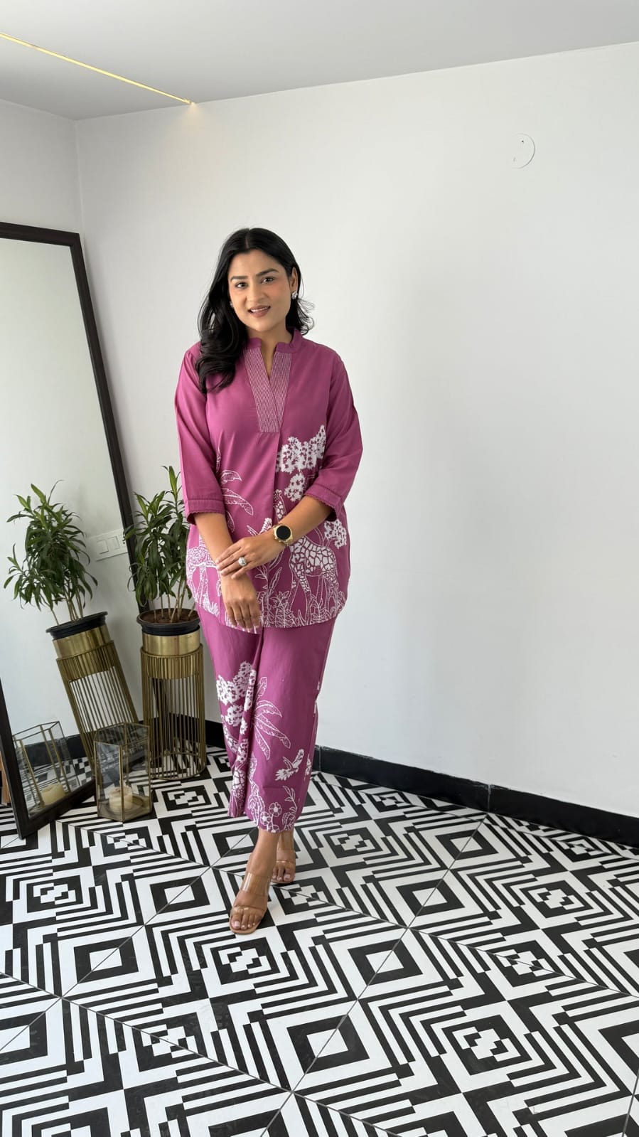 Cotton New Co ord Set For Indian Women's