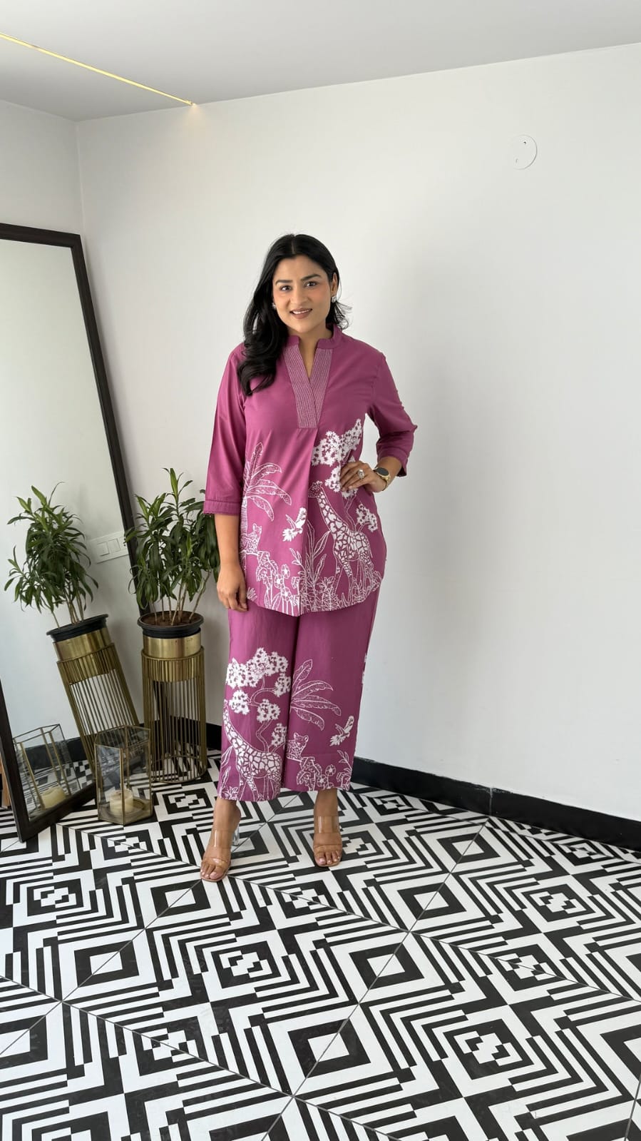 Cotton New Co ord Set For Indian Women's