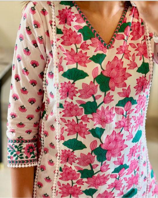 New Beautiful Indian Women's Wedding Kurti And Pant With Dupatta Set