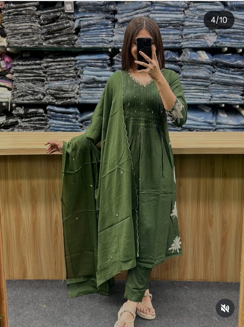 Handblock Printed Kurti And Pant Set With Beautiful Dupatta For Indian Women’s