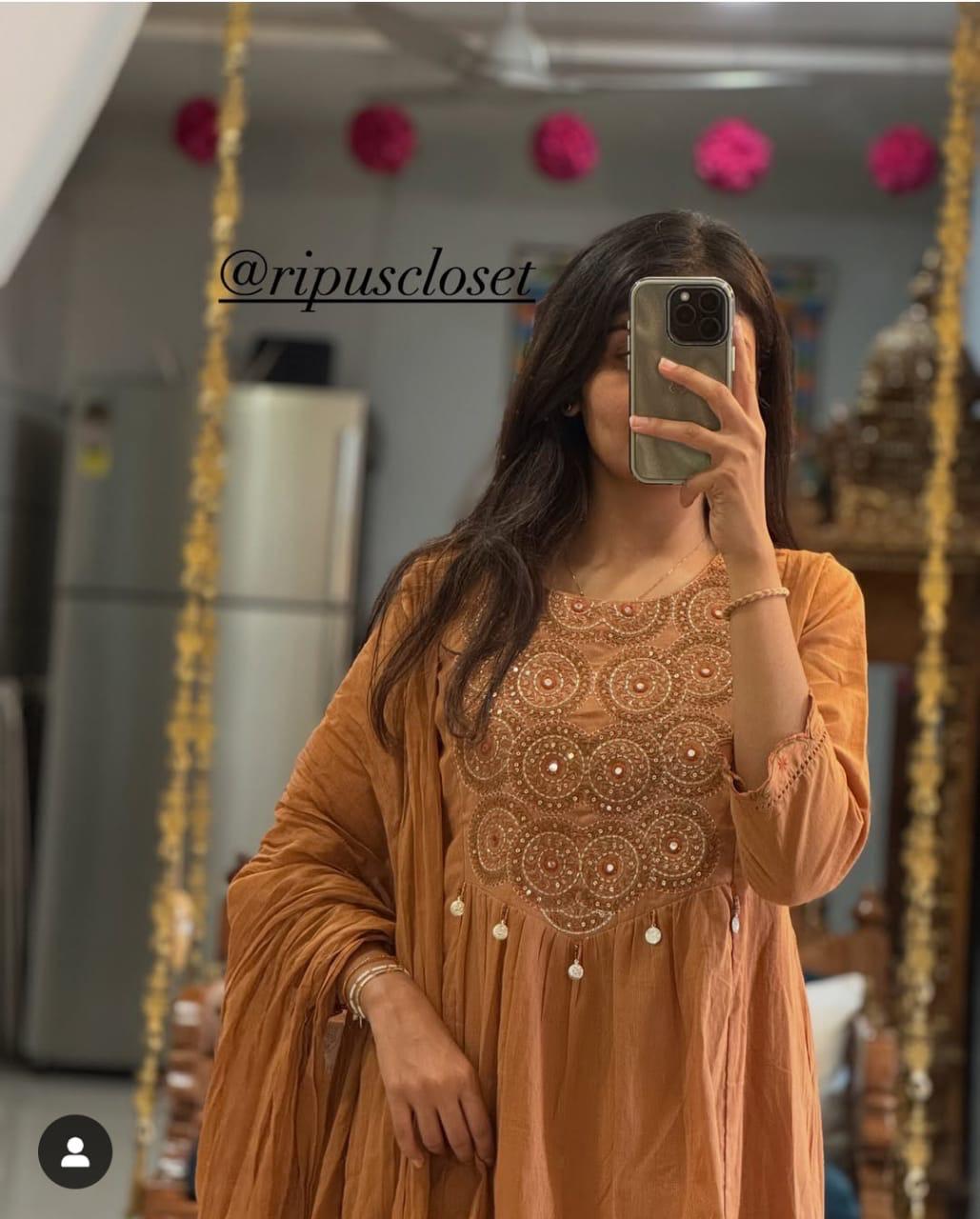 Cotton Kurti Pant Dupatta Set for Women Ideal for Casual and Formal Events