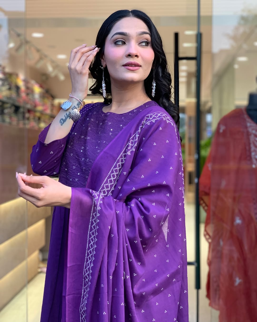 Beautiful Traditional Kurti Pant With Dupatta Sets