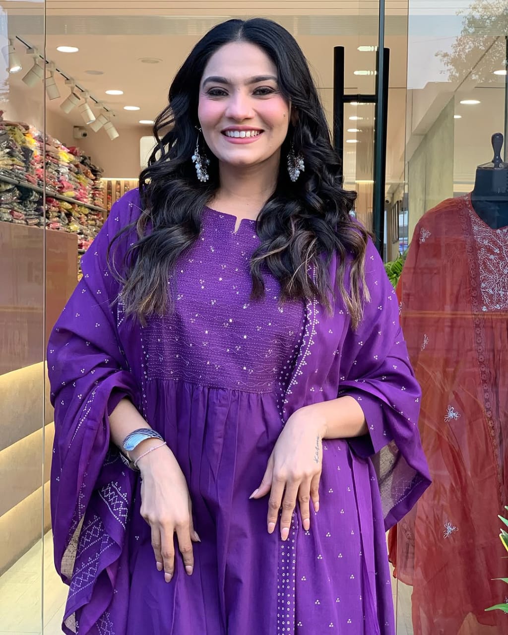 Beautiful Traditional Kurti Pant With Dupatta Sets