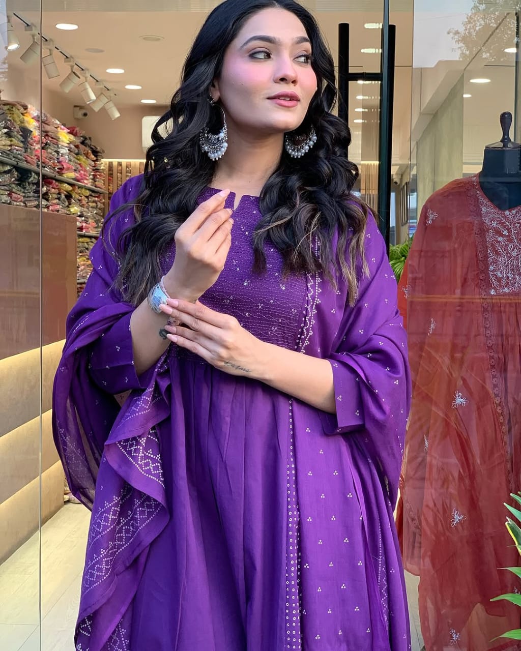 Beautiful Traditional Kurti Pant With Dupatta Sets