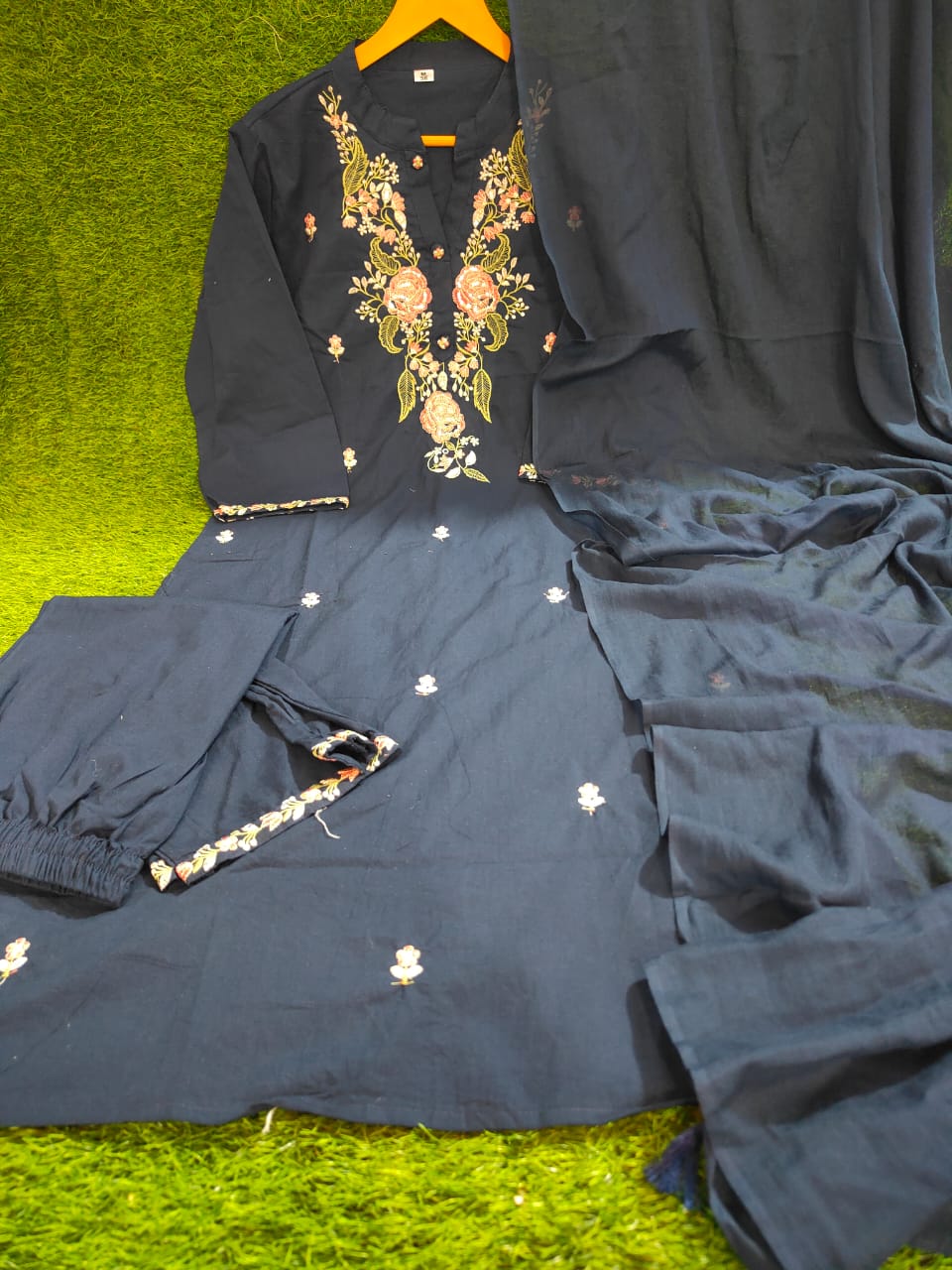 Indian Traditional Kurta And Pant With Dupatta For girls